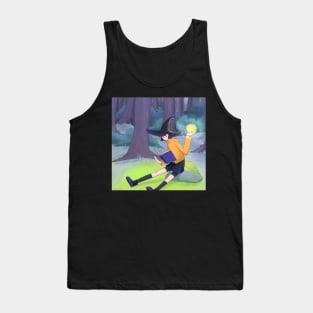 Witch girl in the woods Tank Top